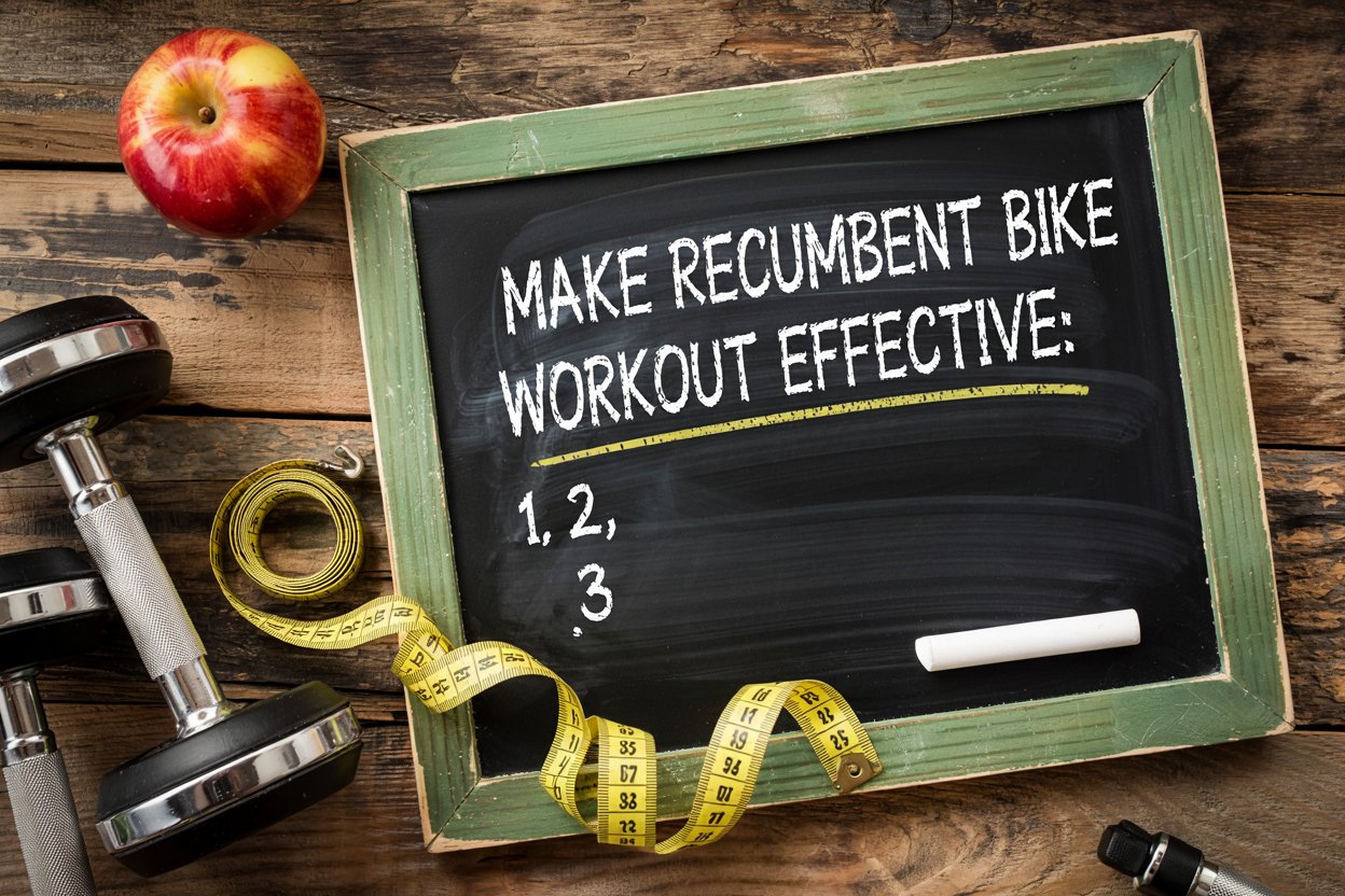 A flat lay photo of a rustic wooden table with a green-framed chalkboard in the center. The chalkboard has the title