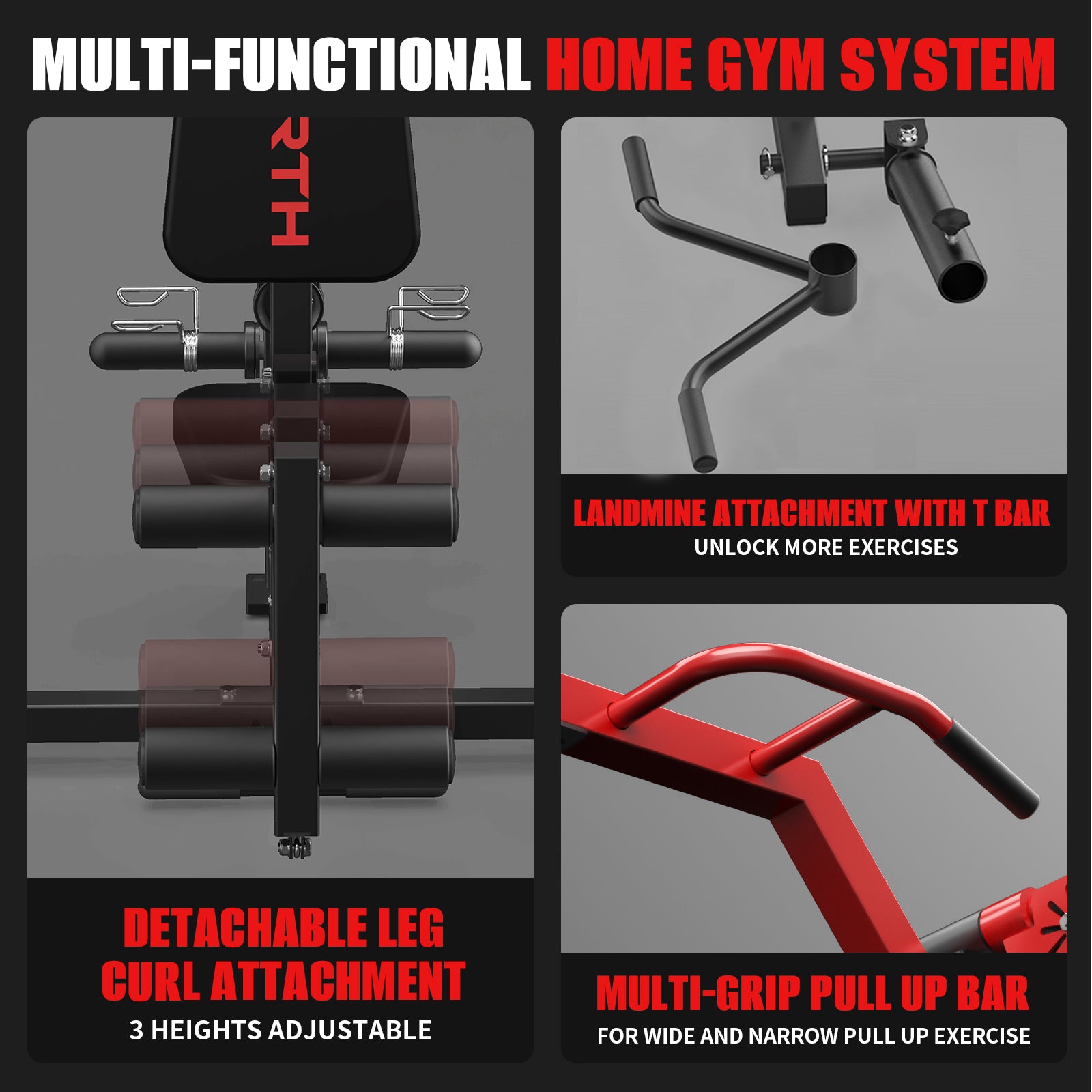 Gymworth 2000 All-in-one Smith Machine for Home Gym