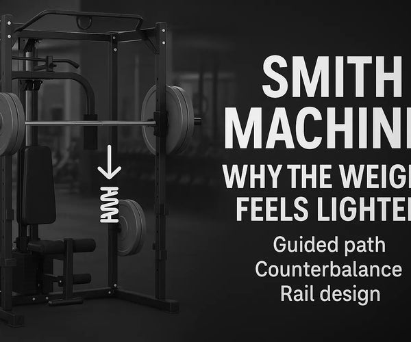 Does a smith machine make the weight lighter?