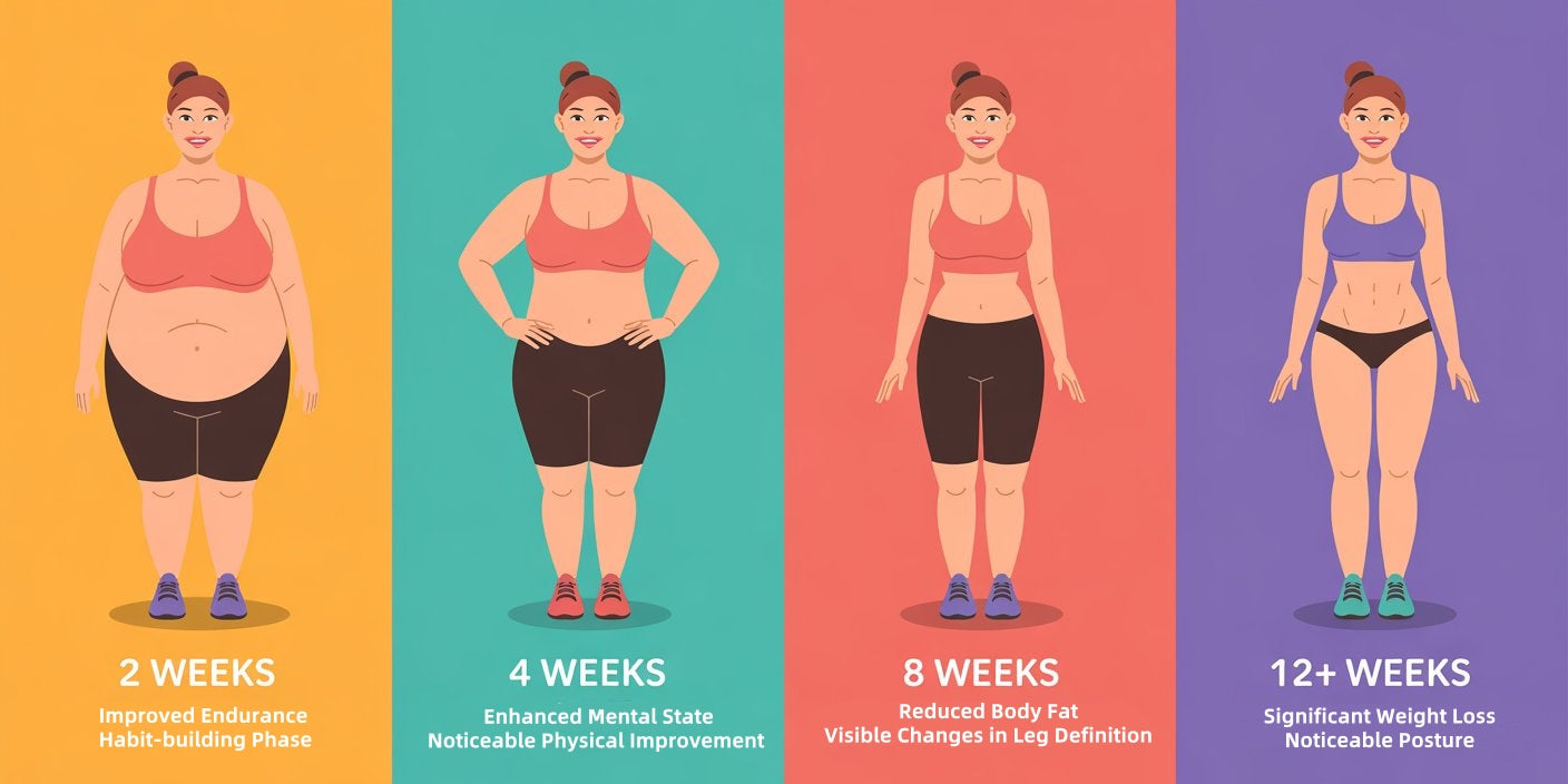 Recumbent Bike Before and After Results