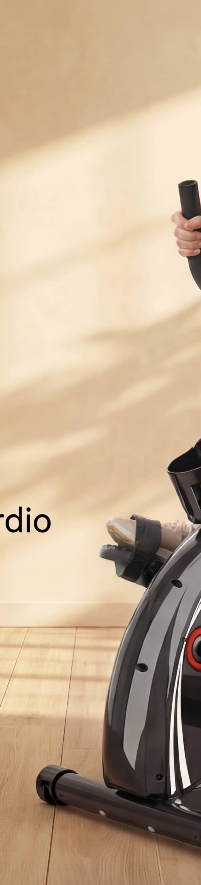 grandma riding on the vanswe rb407 recumbent exercise bike