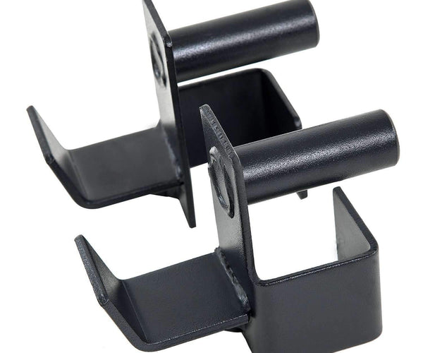 J-Hooks Barbell Holder for 2x2 inches Square Tube Power Rack(Pair) Vanswe