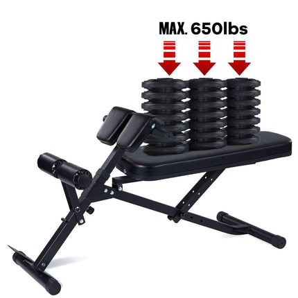 VANSWE Multi-Workout Abdominal Back Extension Bench Vanswe 