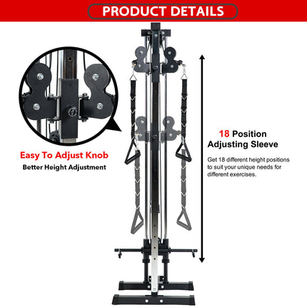New Home Gym Wall Mount Cable Station| Vanswe