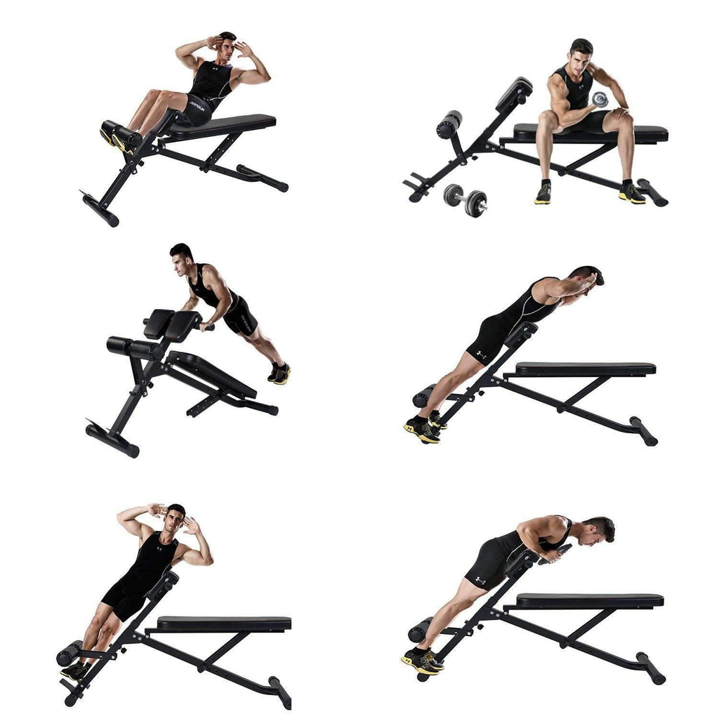 VANSWE Multi-Workout Abdominal Back Extension Bench Vanswe 