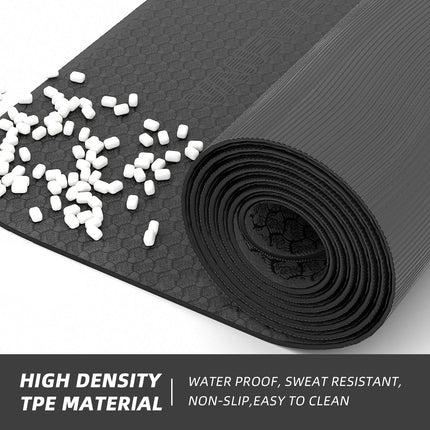 VANSWE Exercise Equipment Mat and Floor Protector for Treadmills, Exercise Bikes Home Gym Equipment